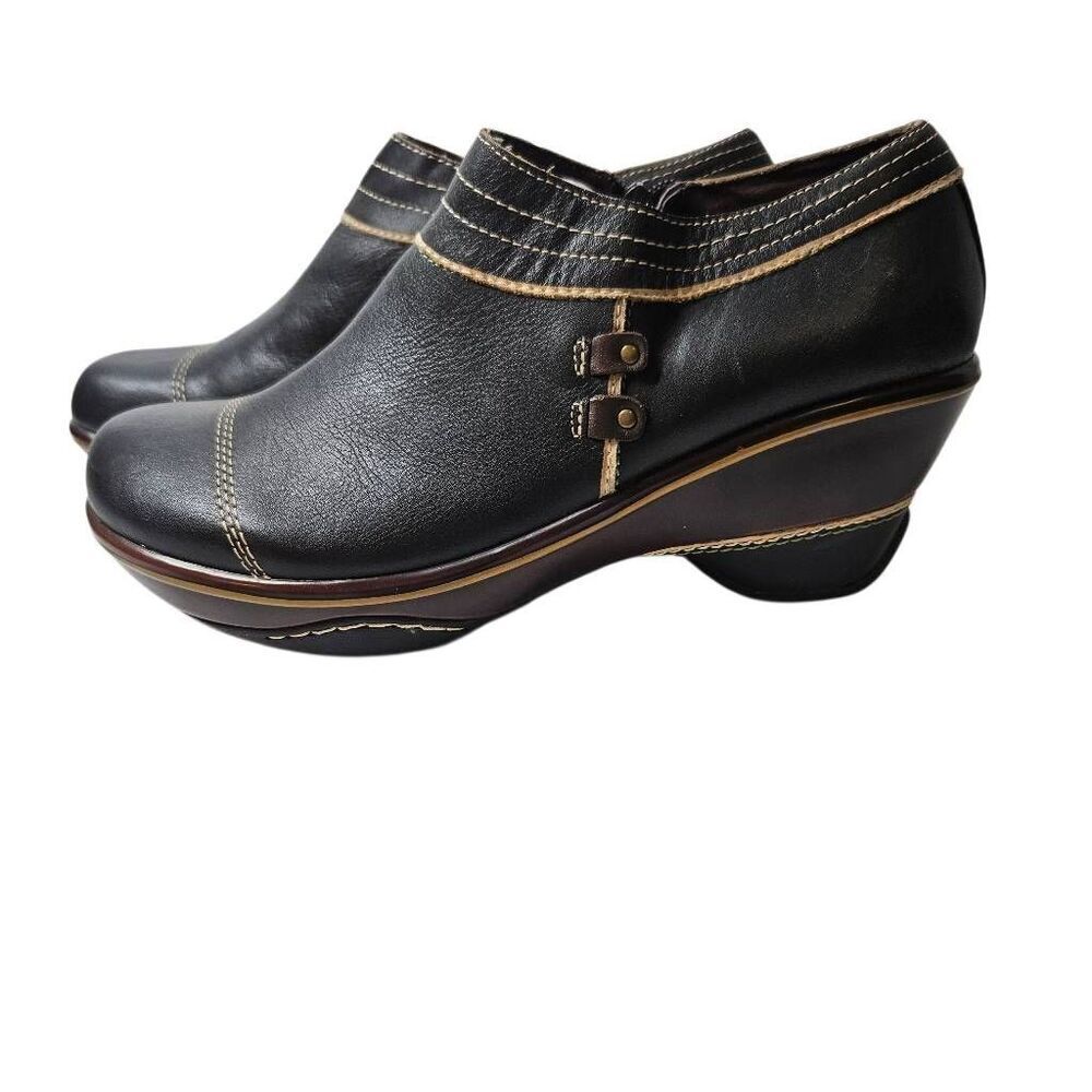 Jambu womens black leather Beijing ankle boots. 10M. New! - Picture 4 of 8
